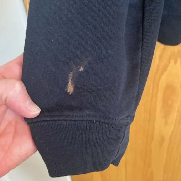 Scarlet & Gray Ohio Buckeyes Hoodie Black Red Large Flaw - Picture 7 of 9